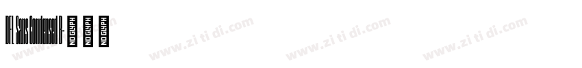 DFL Sans Condensed B字体转换 DFL Sans Condensed B字体转换